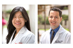 Headshot of Margaret Fang and Brad Monash