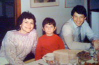 Lev with parents