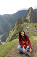 Natalia in Machu Picchu