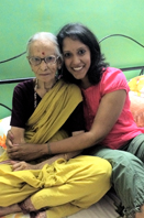 Sirisha with grandma